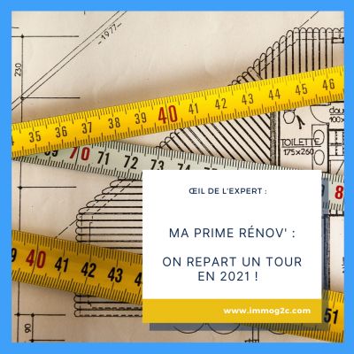 Ma prime rénov' revient pour l'année 2021 !