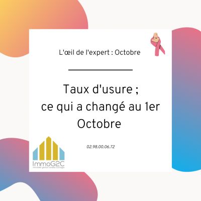 Taux d'usure : ce qui a changé au 1er octobre 2022