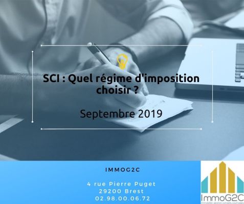 SCI : Quel régime d'imposition choisir ?