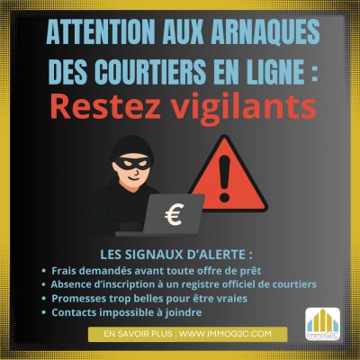 Attention aux arnaques des courtiers en ligne : restez vigilants