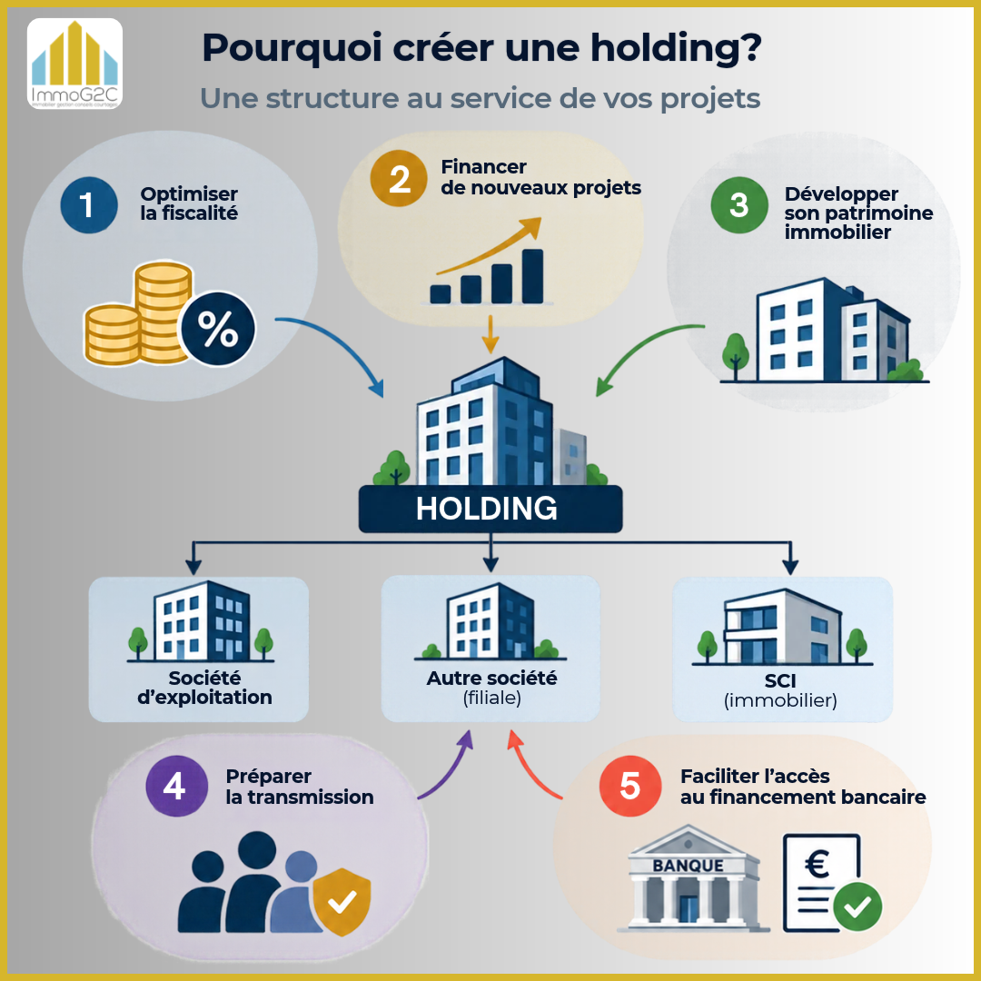 Pourquoi créer une holding - Les avantages pour les entrepreneurs et les investisseurs
